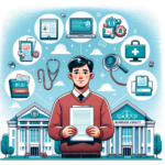 DALL E 2024 01 05 10.33.10 An illustration representing the scholarship program for Kyrgyz students to study in Belarusian universities. The image includes 1. A student holding