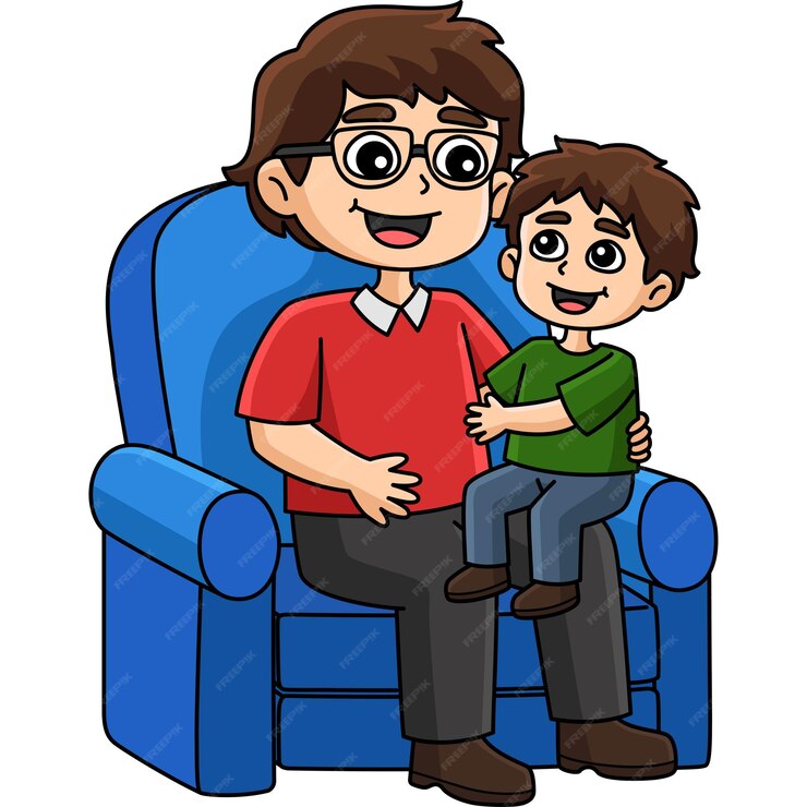 son sitting 1